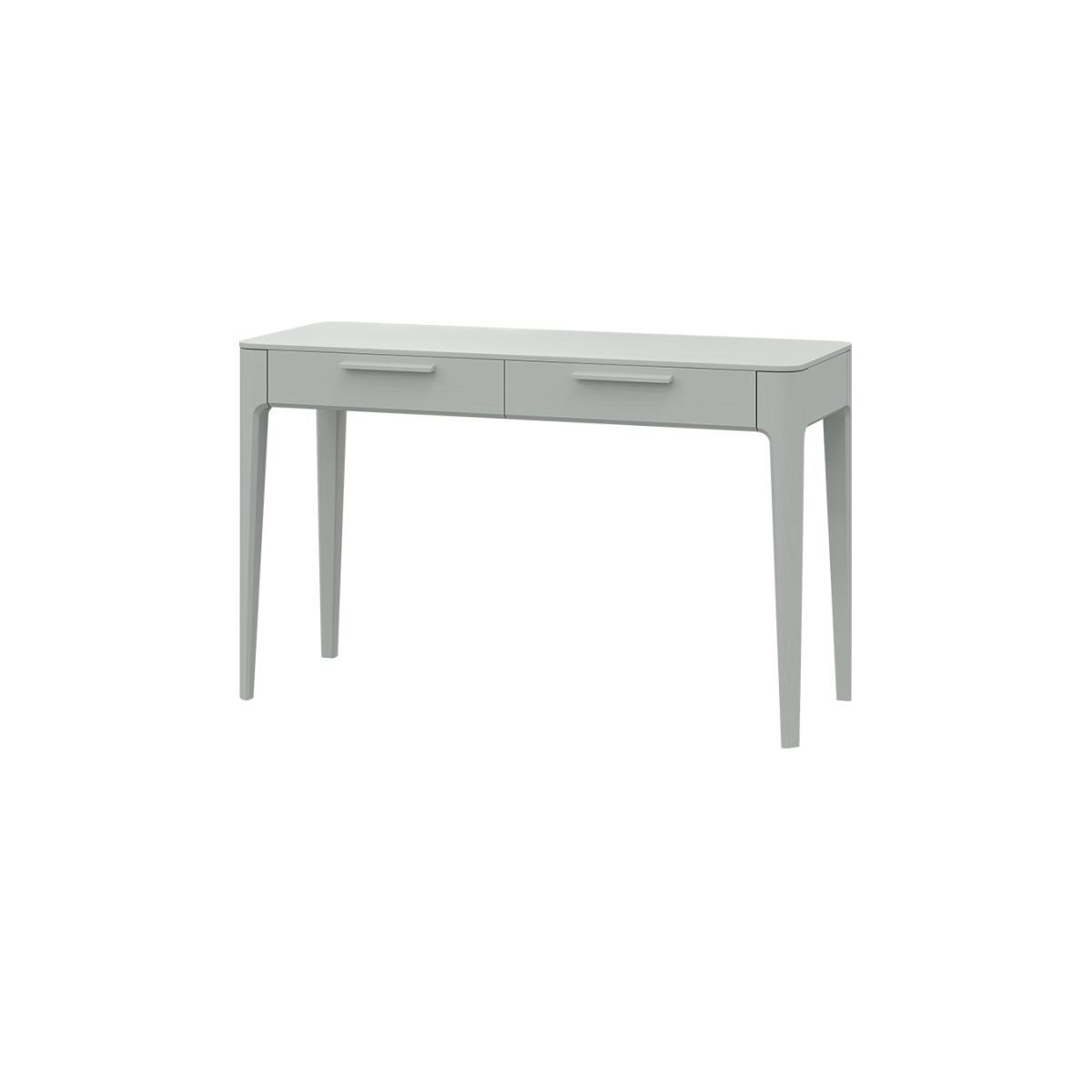 Консоль Type oak 2 ящика ширина 120 см (светло-серый)