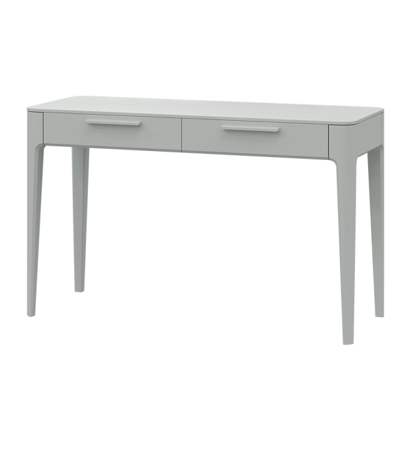 Консоль Type oak 2 ящика ширина 120 см (светло-серый)