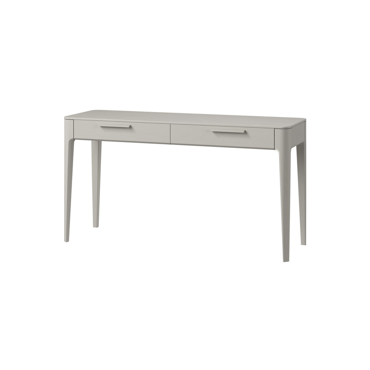 Консоль Type oak 2 ящика ширина 140 см (серо-бежевый)