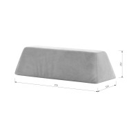 Спинка софы Cube (серо-зеленый FiberGuard)