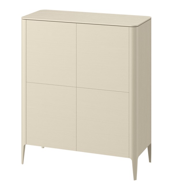 Шкаф Type oak 4 двери (молочный)