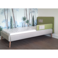 Кровать подростковая Soft (бежевый/зеленый) 90*200 см