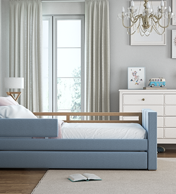 Кровать подростковая Cosy спальное место 90*200 см (голубой)