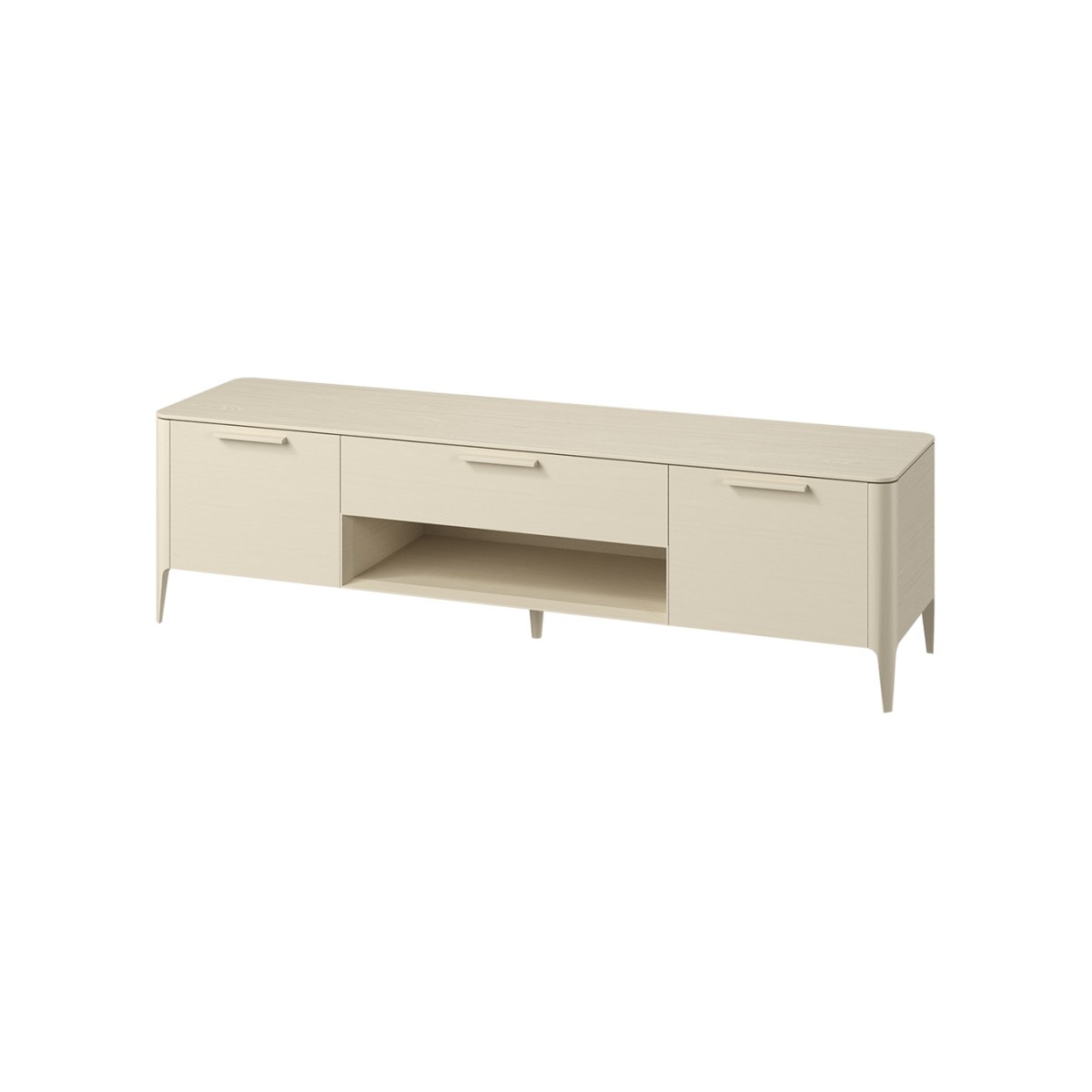 Тумба Type oak под ТВ ширина 200 см (молочный)