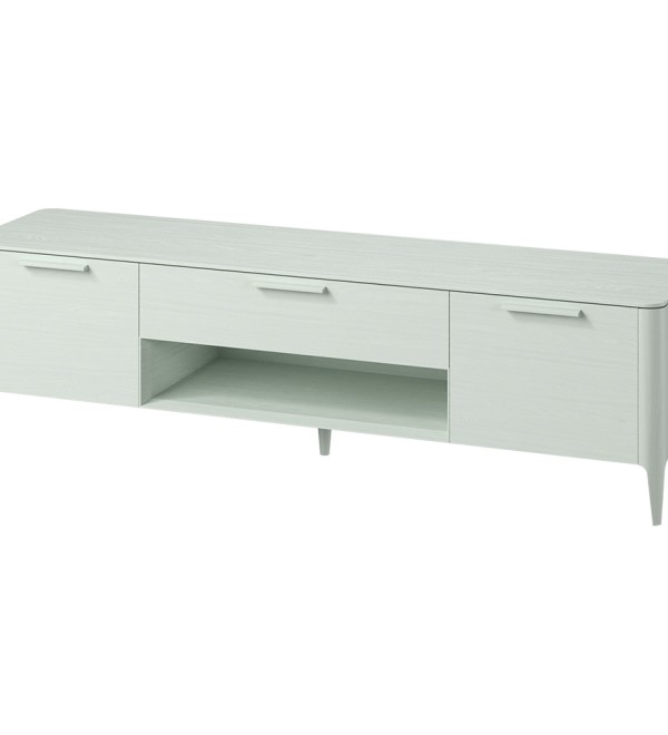 Тумба Type oak под ТВ ширина 200 см (белый)