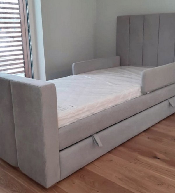 Кровать подростковая Cosy спальное место 90*200 см (серый)