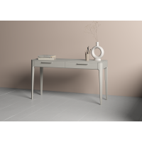 Консоль Type oak 2 ящика ширина 140 см (серо-бежевый)