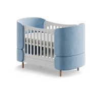 Кроватка-трансформер KIDI Soft (голубой)