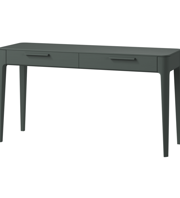 Консоль Type oak 2 ящика ширина 140 см (темно-серый)