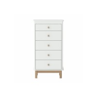 Комод Classic 5 ящиков (белый)