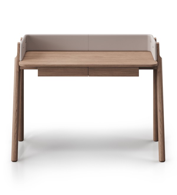 Консоль Basic 120*45 см (натуральный дуб, бежевый экокожа)
