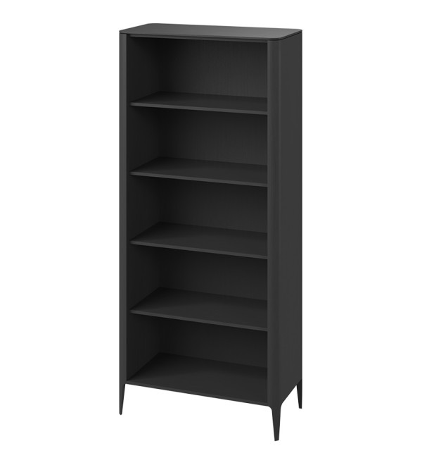 Стеллаж Type oak 200 см (черный)