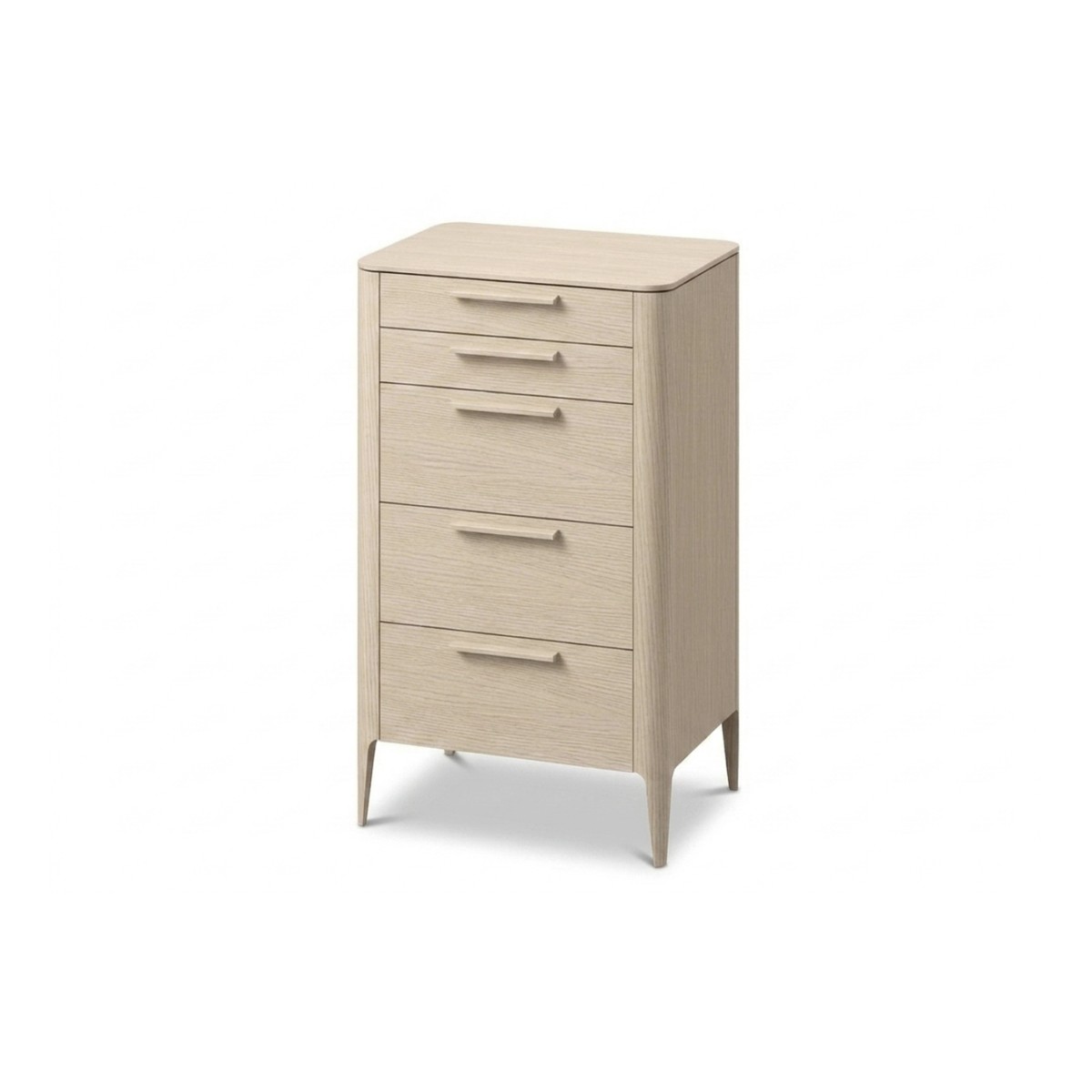 Комод Type oak высокии? 5 ящиков (беленый дуб)