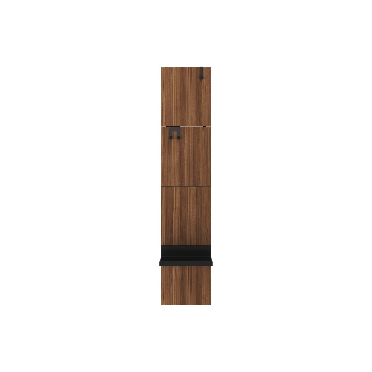 Вешалка Stripe M (орех, черный)