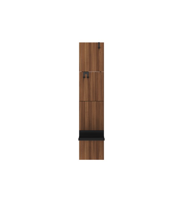 Вешалка Stripe M (орех, черный)