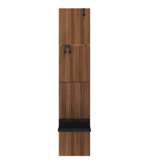Вешалка Stripe M (орех, черный)