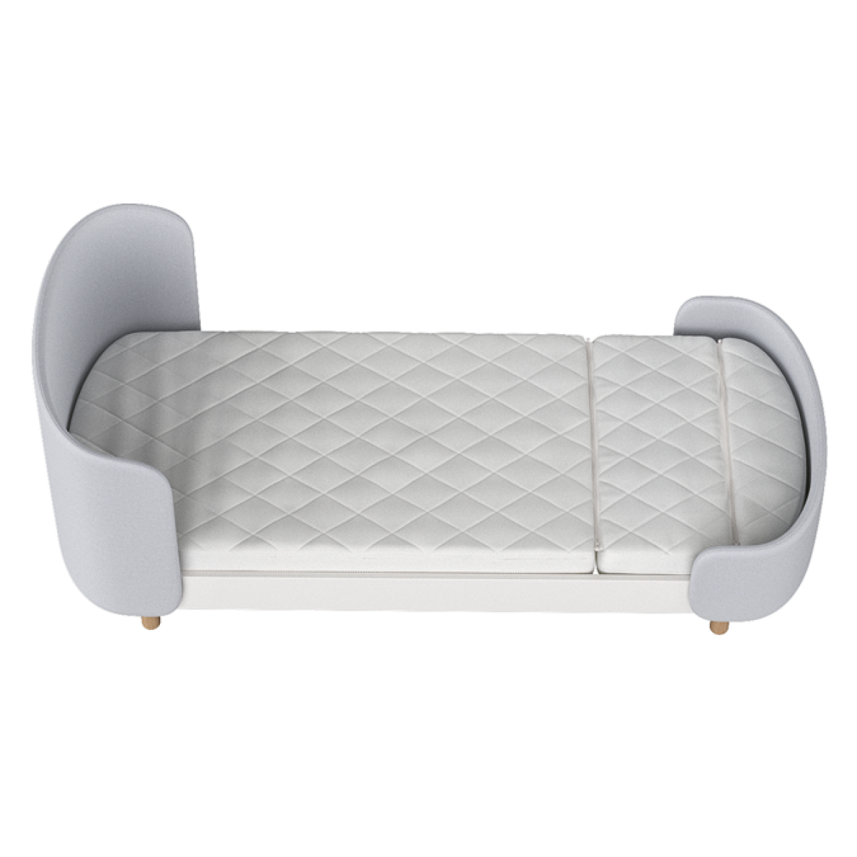 Матрас дополнитель для кроватки KIDI Soft до 173 см, 9 см