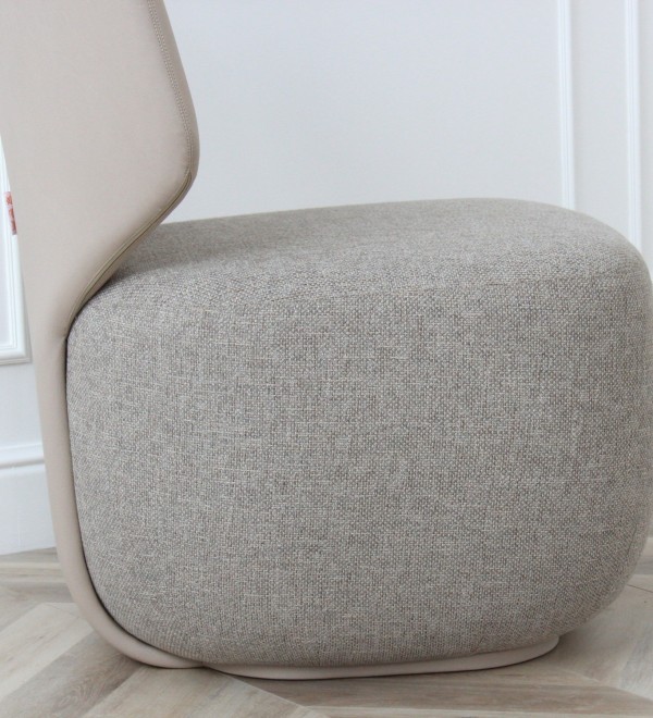 Кресло Ellipse E5.2 (бежевый, экокожа, рогожка)