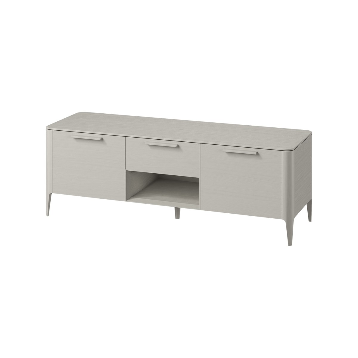 Тумба Type oak под ТВ ширина 160 см (серо-бежевый)
