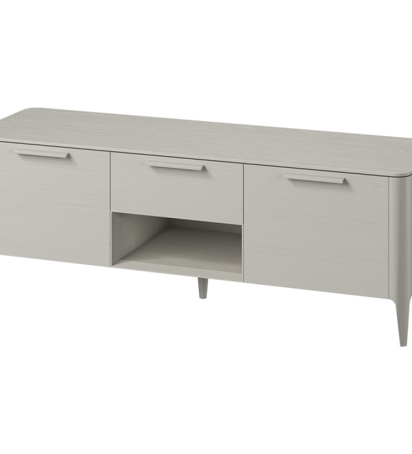 Тумба Type oak под ТВ ширина 160 см (серо-бежевый)
