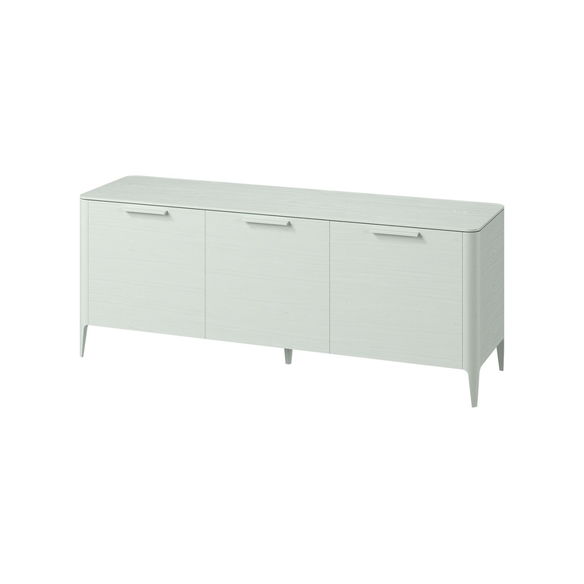 Тумба Type oak 3 двери ширина 180 см (белый)