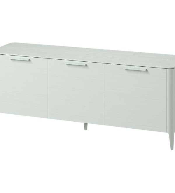 Тумба Type oak 3 двери ширина 180 см (белый)