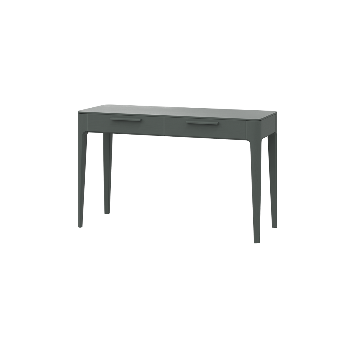Консоль Type oak 2 ящика ширина 120 см (темно-серый)