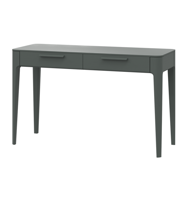 Консоль Type oak 2 ящика ширина 120 см (темно-серый)