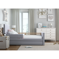 Кровать подростковая Cosy спальное место 90*200 см (серый)