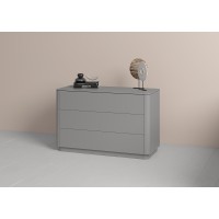 Комод Tammi 3 ящика ширина 120 см (серый)