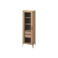 Витрина Type oak стеклянная высота 200 см L (натуральный дуб)
