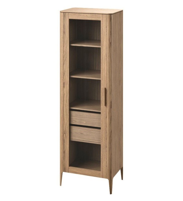 Витрина Type oak стеклянная высота 200 см L (натуральный дуб)