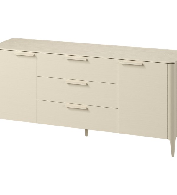 Тумба Type oak 2 двери 3 ящика (молочный)