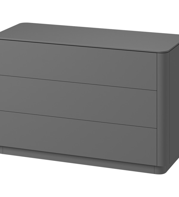 Комод Tammi 3 ящика ширина 120 см (серый)