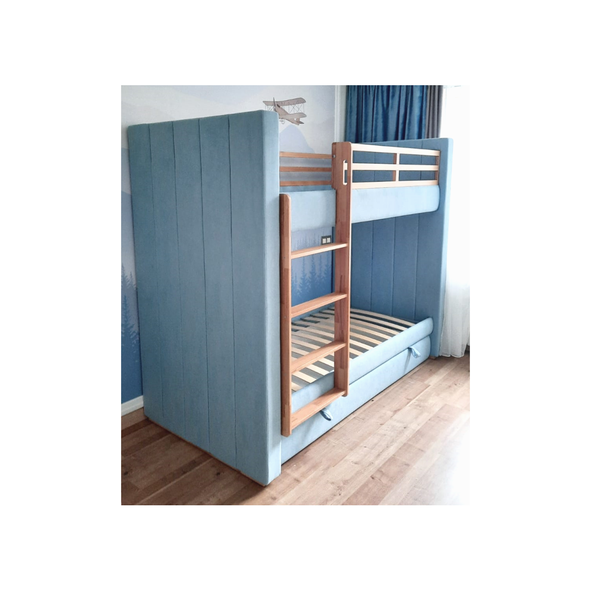 Кровать двухъярусная Cosy (голубой)