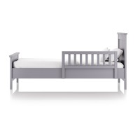 Кровать подростковая Wood (серый)