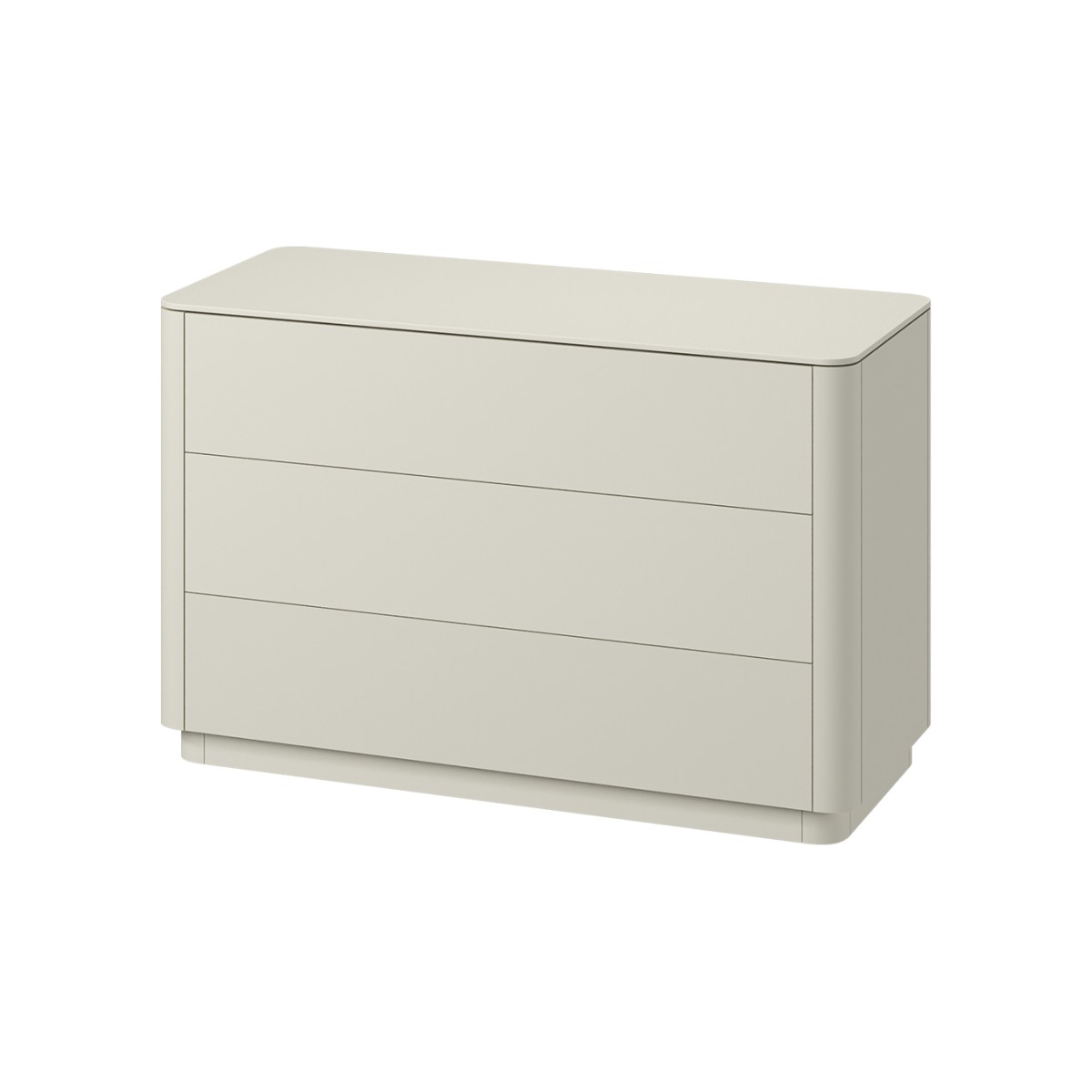 Комод Tammi 3 ящика ширина 120 см (молочный)