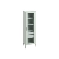 Витрина Type oak стеклянная высота 200 см R (белый)