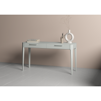 Консоль Type oak 2 ящика ширина 140 см (светло-серый)