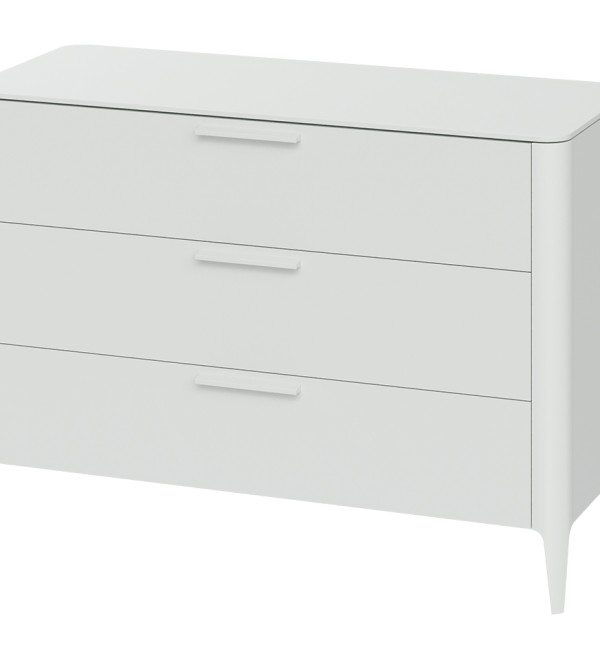 Комод Type 3 ящика ширина 120 см (белый)