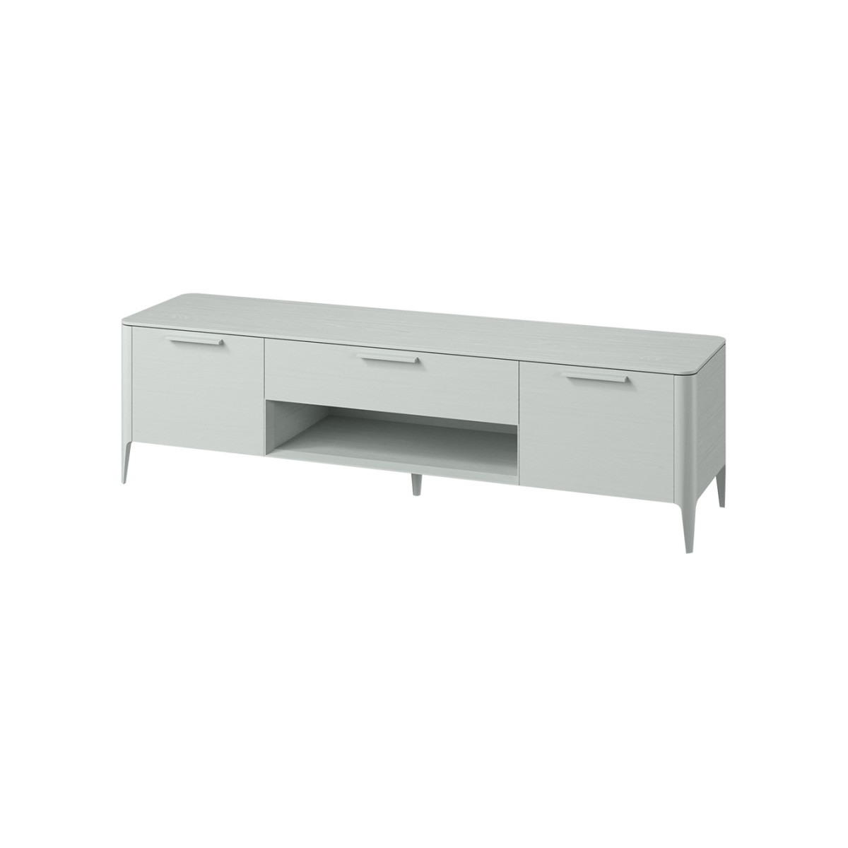 Тумба Type oak под ТВ ширина 200 см (светло-серый)