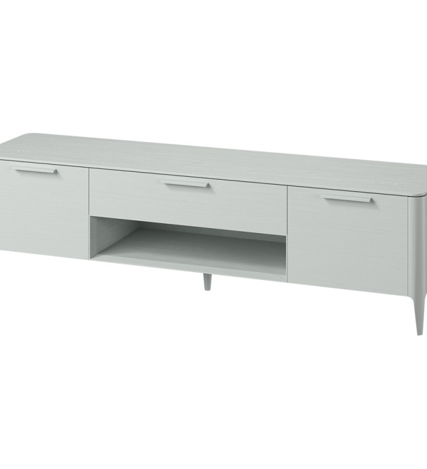 Тумба Type oak под ТВ ширина 200 см (светло-серый)