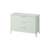Комод Type oak 3 ящика ширина 120 см (белый)