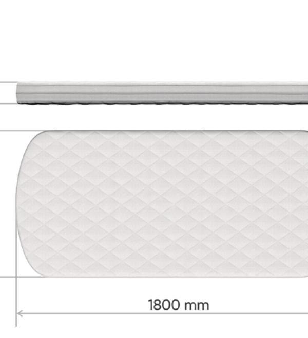 Матрас для кровати KIDI кокос/eco-foam/латекс 12 см (80*180 см)