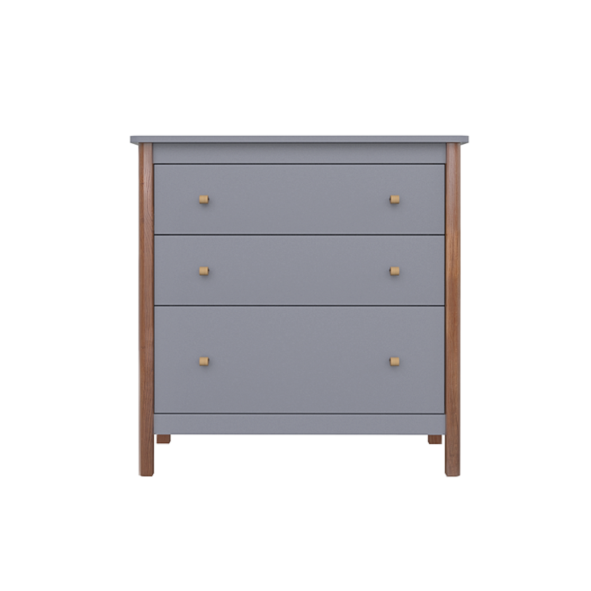 Комод Classic 3 ящика (серый)