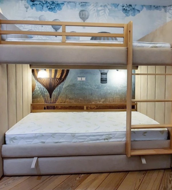 Кровать двухъярусная Cosy (серый)