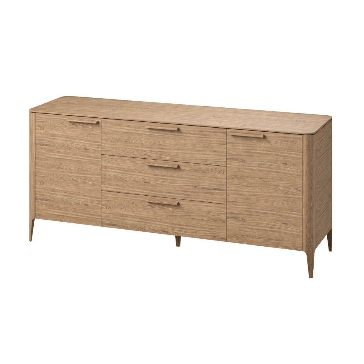 Тумба Type oak 2 двери 3 ящика (натуральный дуб)