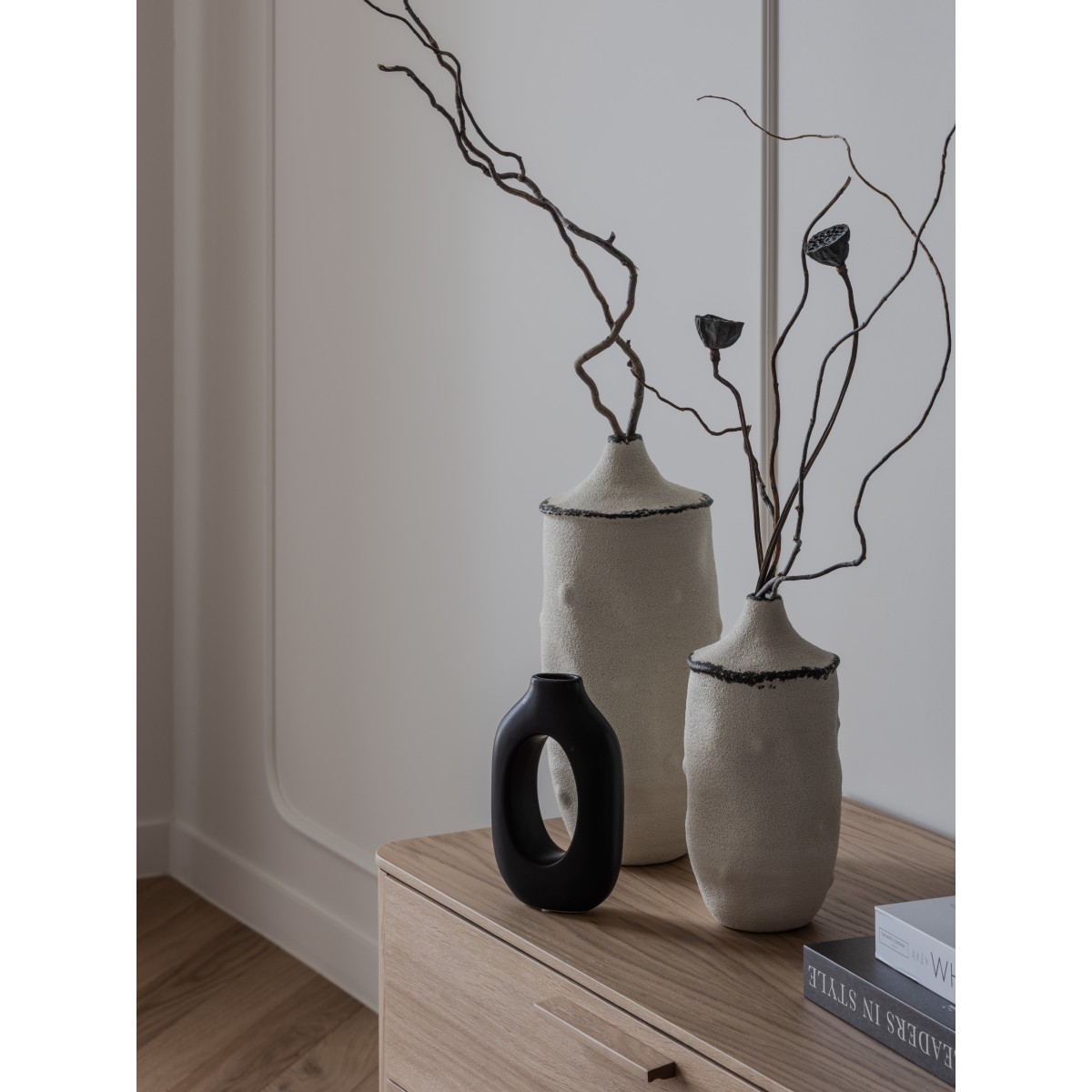 Тумба Type oak под ТВ 2 ящика откидная дверь (натуральный дуб)