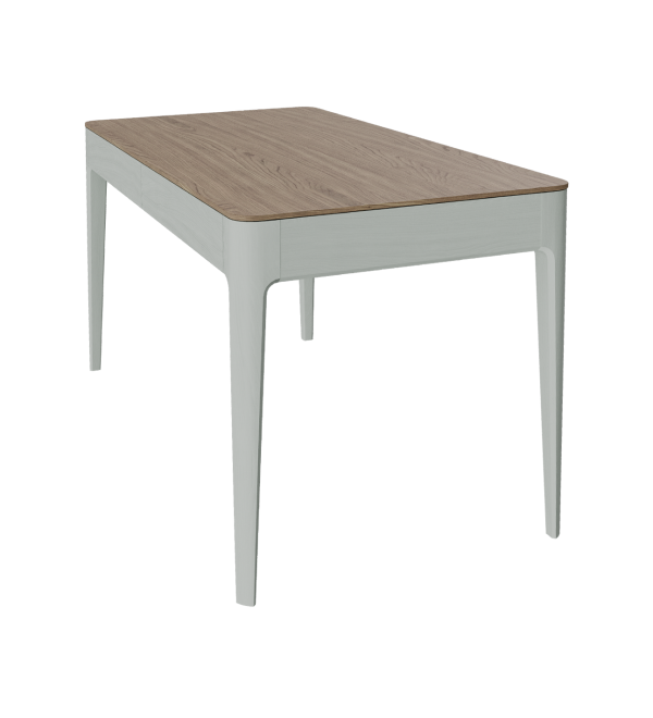 Стол письменный Type oak 140*70 см (натуральный дуб, белый)