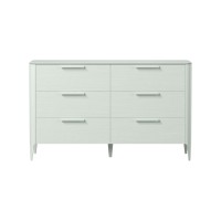 Комод Type oak 6 ящиков ширина 140 см (белый)